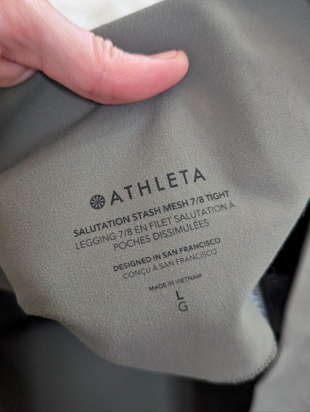 Bundle! 4 Athleta Leggings Large Rainier Reflective Inclination Moto Salutation - Picture 10 of 14